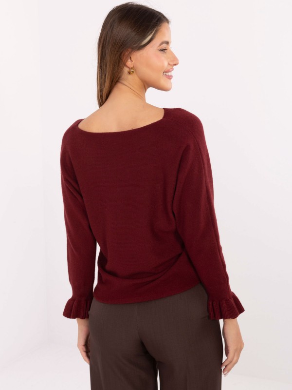 Sweter-IT-SW-99717.89-bordowy 2
