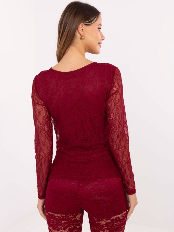 Bluzka-MI-BZ-272403.19P-bordowy Bluzka-MI-BZ-272403.19P-bordowy