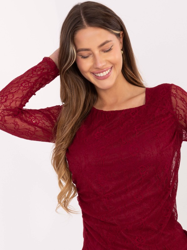 Bluzka-MI-BZ-272403.19P-bordowy Bluzka-MI-BZ-272403.19P-bordowy