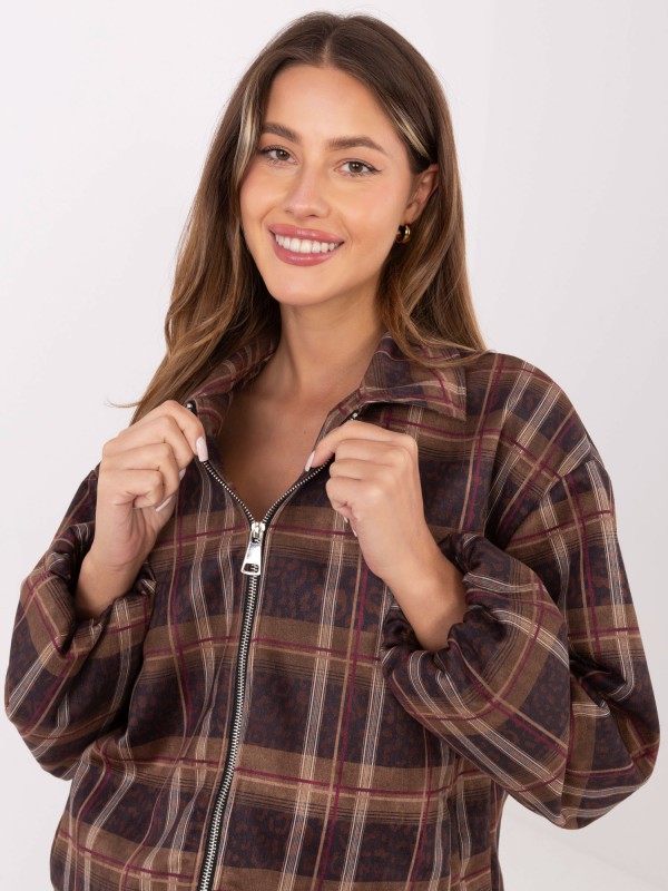 Kurtka-IT-KR-5773.23-czarno-beżowy Kurtka-IT-KR-5773.23-czarno-beżowy