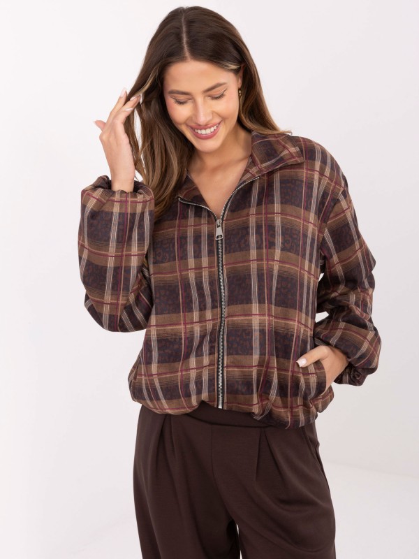 Kurtka-IT-KR-5773.23-czarno-beżowy Kurtka-IT-KR-5773.23-czarno-beżowy