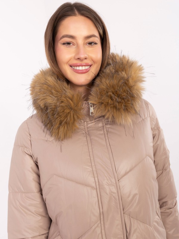 Kurtka-MBM-KR-856.98P-beżowy Kurtka-MBM-KR-856.98P-beżowy