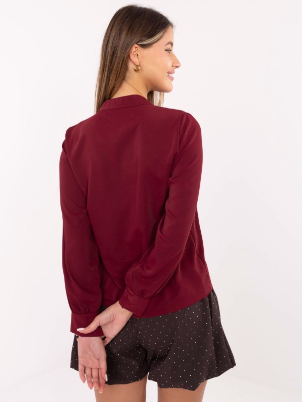 Marškinėliai-MI-KS-3257.47-bordo spalvos