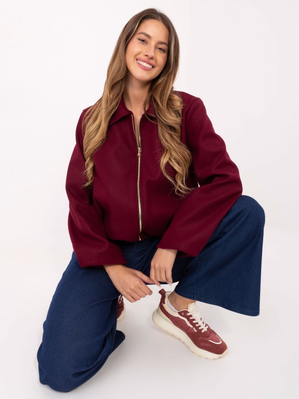 Kurtka-IT-KR-FL9725.08P-bordowy Kurtka-IT-KR-FL9725.08P-bordowy