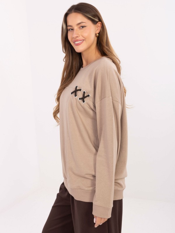 Bluza-RV-BL-A941.58-ciemny bezowy 2