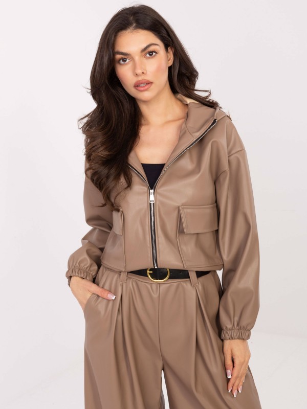 Kurtka-IT-KR-FL9729.15P-ciemny bezowy 2