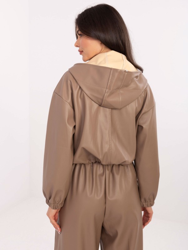 Kurtka-IT-KR-FL9729.15P-ciemny bezowy Kurtka-IT-KR-FL9729.15P-ciemny bezowy