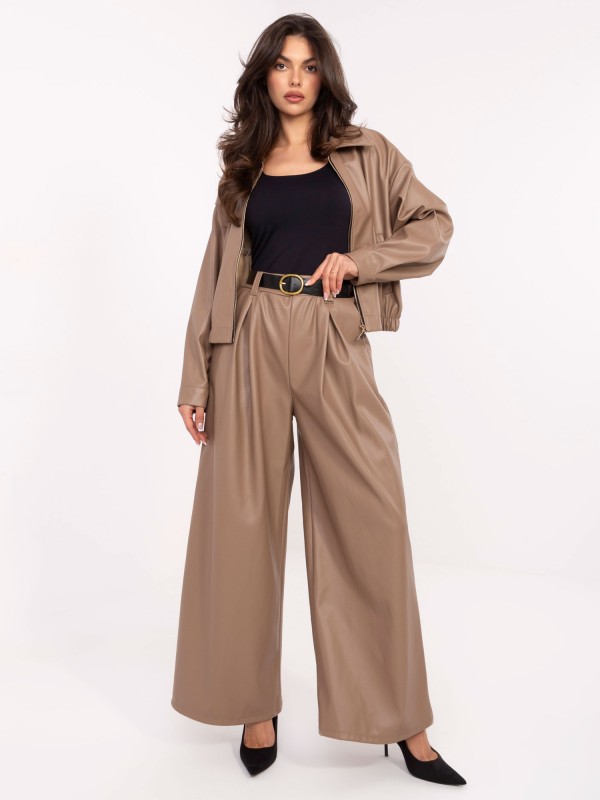 Spodnie-IT-SP-FL8569.85-ciemny bezowy