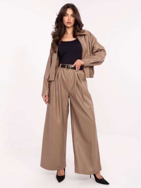 Spodnie-IT-SP-FL8569.85-ciemny bezowy