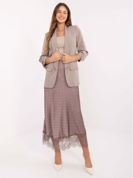 Švarkas-IT-MA-FL2766.07P-tamsiai smėlio spalvos