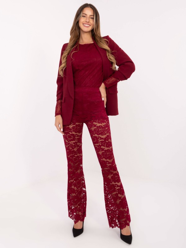 Spodnie-MI-SP-K69-3.21P-bordowy Spodnie-MI-SP-K69-3.21P-bordowy