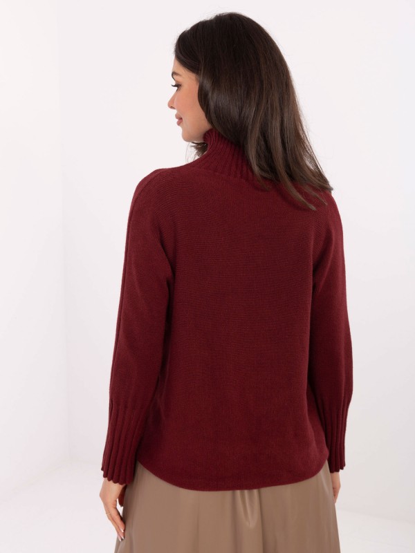 Sweter-IT-SW-8003.18P-bordowy 2