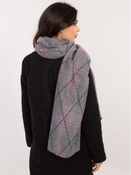 Šalikas-AT-CH-12301.82P-pilkai rožinis