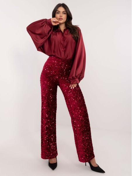 Kelnės-MI-SP-4323C.28-bordo spalvos