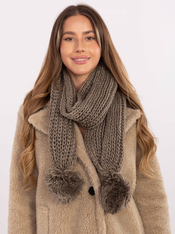 Šalikas-AT-SZ-S-2203.87-tamsiai smėlio spalvos