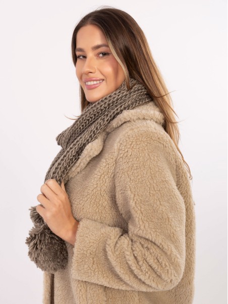 Šalikas-AT-SZ-S-2203.87-tamsiai smėlio spalvos