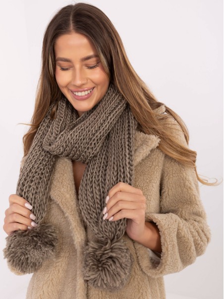 Šalikas-AT-SZ-S-2203.87-tamsiai smėlio spalvos