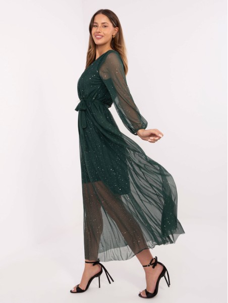 Suknelė-IT-SK-21808.01-tamsiai žalia