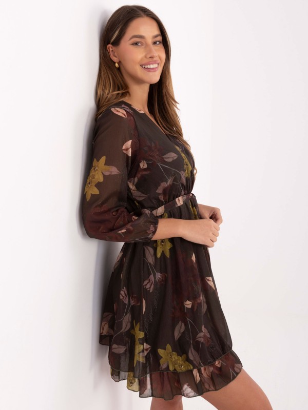 Suknelė-IT-SK-10706.86-tamsiai žalia