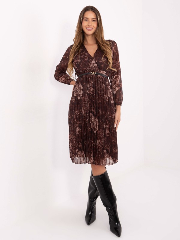 Suknelė-IT-SK-10536-2.35-ruda Suknelė-IT-SK-10536-2.35-ruda