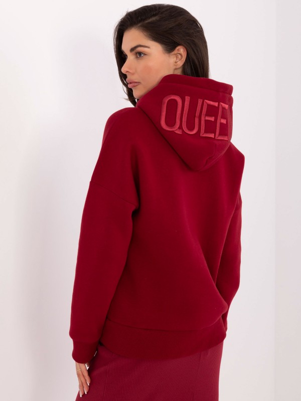 Megztinis-RV-BL-A1006.27-bordo spalvos Megztinis-RV-BL-A1006.27-bordo spalvos