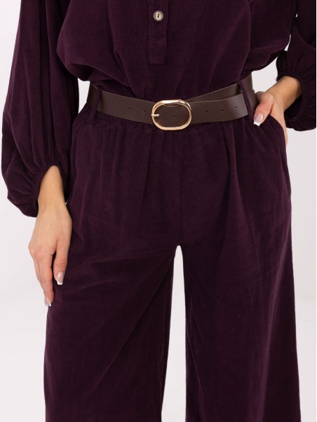 Kelnės-IT-SP-25782.73-tamsiai violetinės