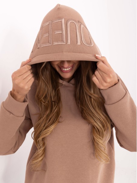 Džemperis-RV-BL-A1006.27-tamsiai smėlio spalvos