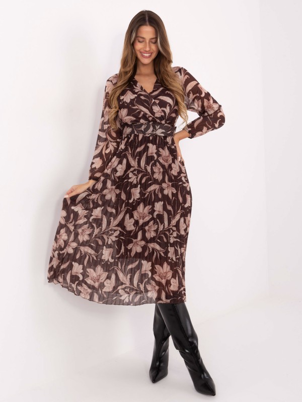 Suknelė-IT-SK-11389-1.28P-ruda Suknelė-IT-SK-11389-1.28P-ruda