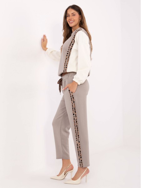 Set-IT-KMPL-9838.27-tamsiai smėlio spalvos