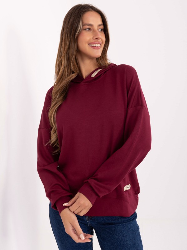 Megztinis-RV-BL-A902.24-bordo spalvos Megztinis-RV-BL-A902.24-bordo spalvos