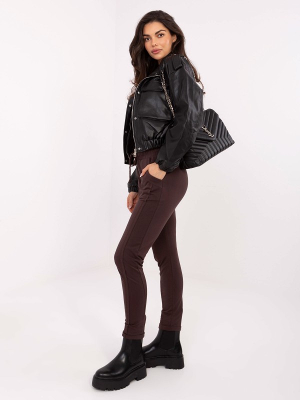 Sportinės kelnės-RV-DR-3589.05X-tamsiai rudos Sportinės kelnės-RV-DR-3589.05X-tamsiai rudos