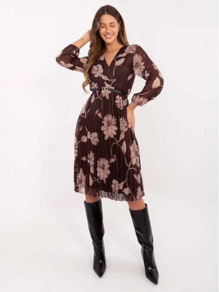 Suknelė-IT-SK-10536.18P-ruda