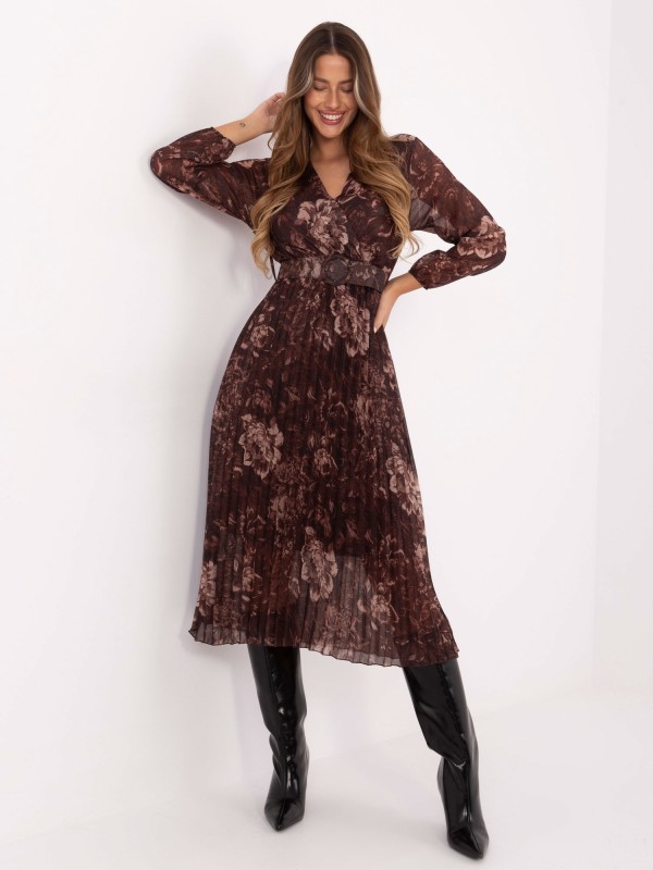 Suknelė-IT-SK-11389-2.12P-ruda Suknelė-IT-SK-11389-2.12P-ruda