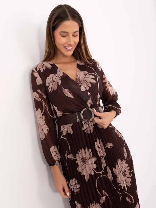 Suknelė-IT-SK-11389.27P-ruda