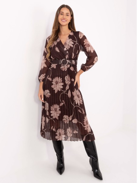 Suknelė-IT-SK-11389.27P-ruda