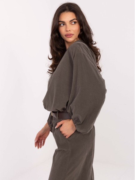 Marškinėliai-IT-KS-233607.63-tamsiai chaki spalvos