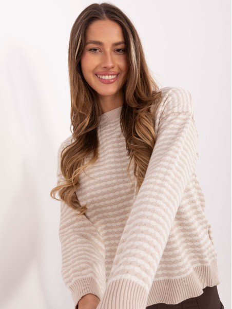 Megztinis-IT-SW-93190.15-šviesiai smėlio spalvos