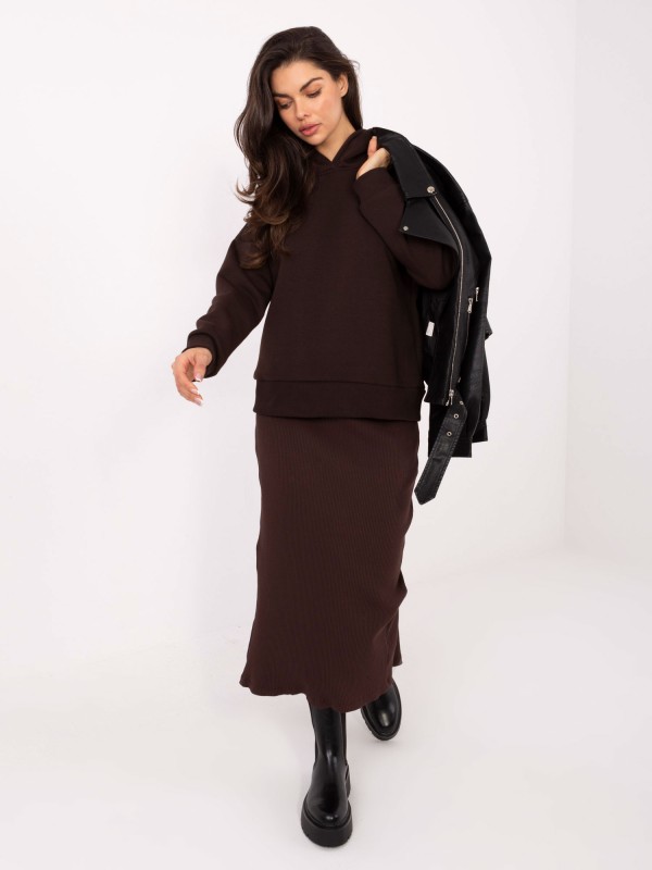 Džemperis-RV-BL-A1006.27-tamsiai rudas Džemperis-RV-BL-A1006.27-tamsiai rudas