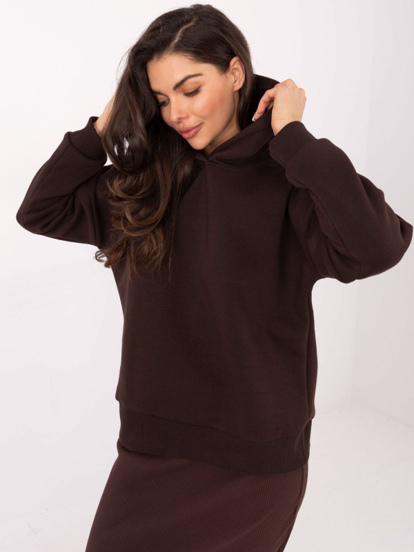 Džemperis-RV-BL-A1006.27-tamsiai rudas Džemperis-RV-BL-A1006.27-tamsiai rudas