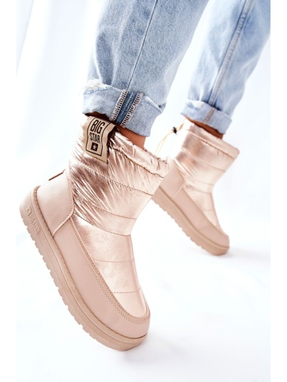 Moteriški sniego batai Big Star II274121 smėlio spalvos 2