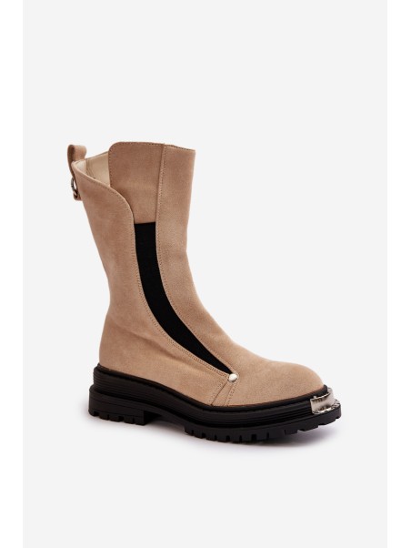 Moteriški sniego batai Big Star II274121 smėlio spalvos