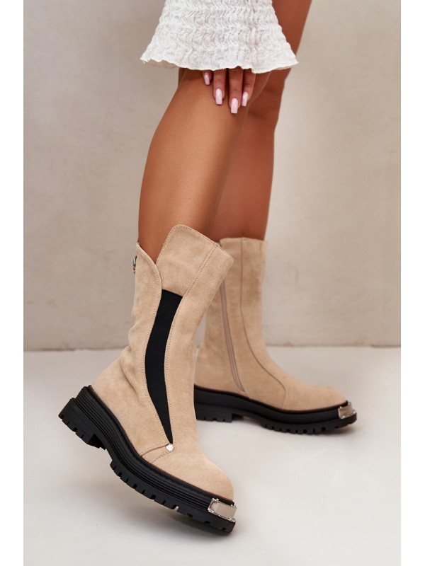 Moteriški sniego batai Big Star II274121 smėlio spalvos 2