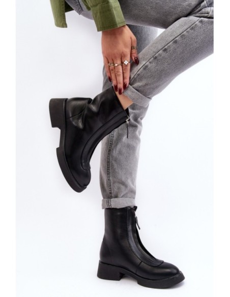 Juodi auliniai batai