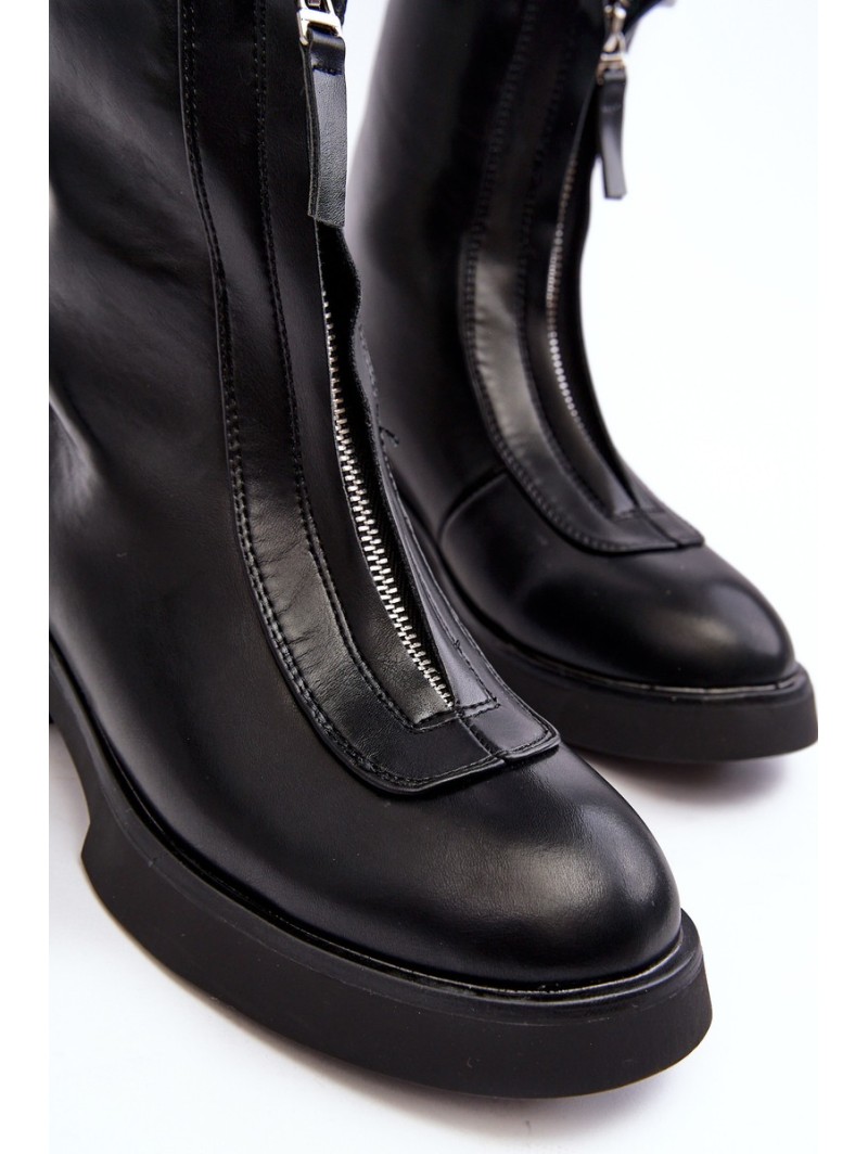 Juodi auliniai batai