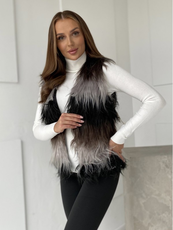 Liemenė-YP-KZ-DT-067.23P-pilka-juoda