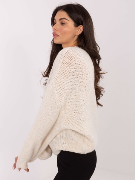 Megztinis-MI-SW-1610.18-šviesiai smėlio spalvos