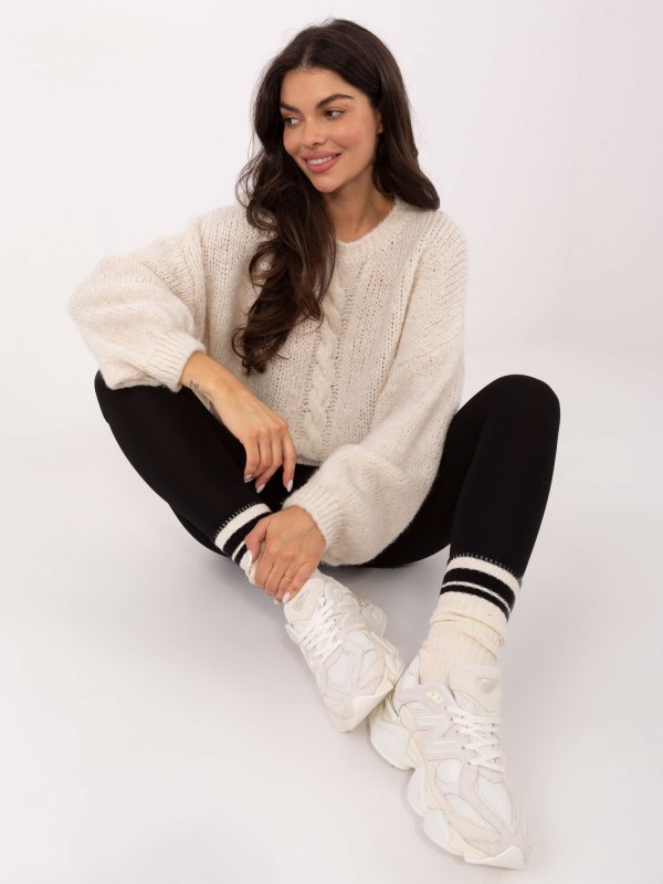 Megztinis-MI-SW-1610.18-šviesiai smėlio spalvos