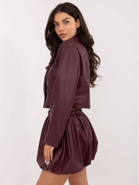 Sijonas-IT-SD-FL9791.17P-bordo spalvos