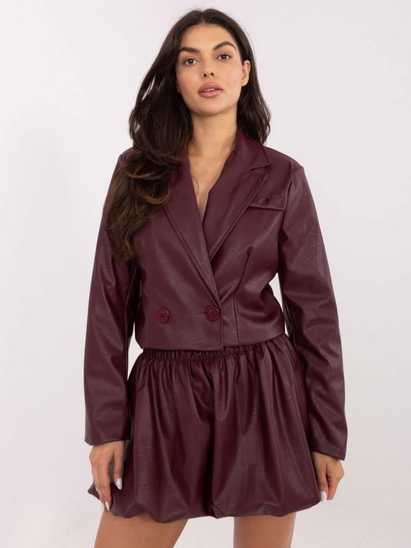 Sijonas-IT-SD-FL9791.17P-bordo spalvos