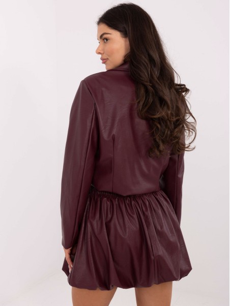 Sijonas-IT-SD-FL9791.17P-bordo spalvos